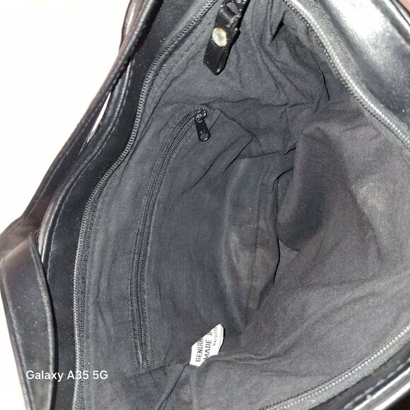 Patchwork Leather Shoulder Bag Multicolor Boho Artsy Earthly Retro - Picture 4 of 6